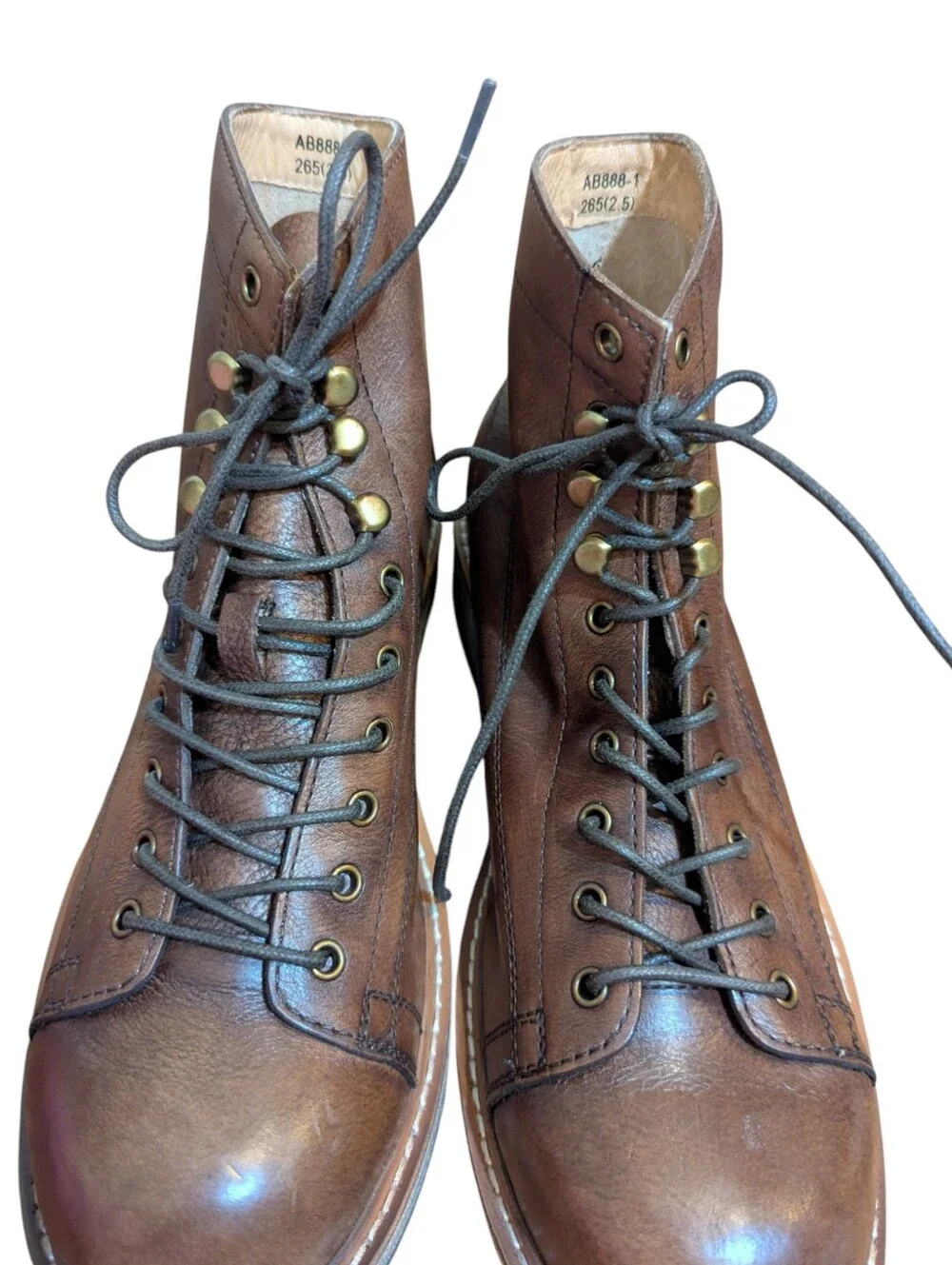 New Triboots Crest Of The Nightfall Handmade Quality Leather Lace Up Bootsbsz 10